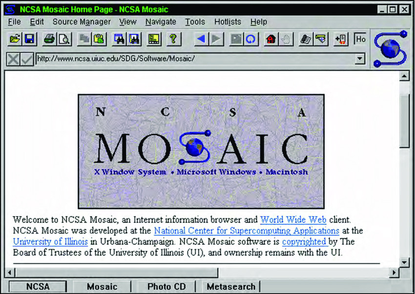 Mosaic browser